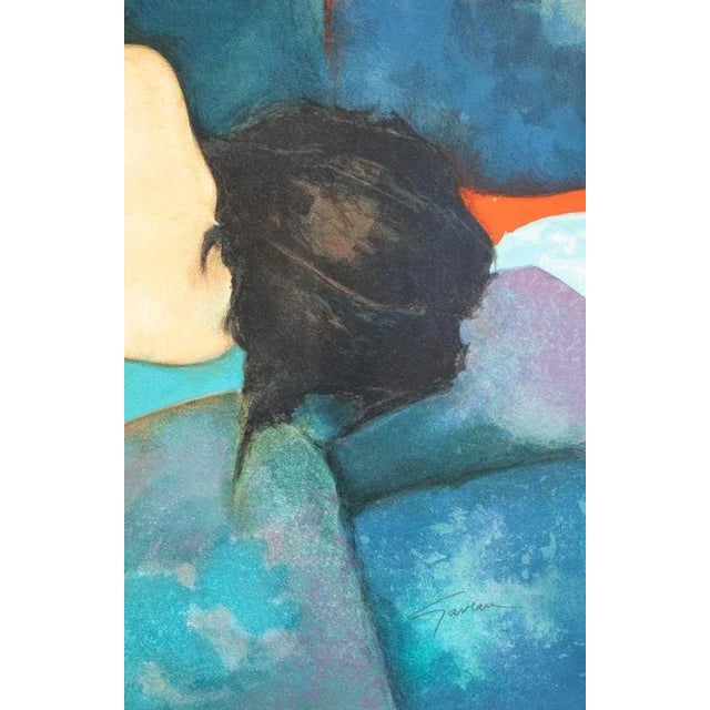 Claude GAVEAU (1940-2021) The Twins, 2000 original lithograph signed and numbered in pencil at the bottom of the page...