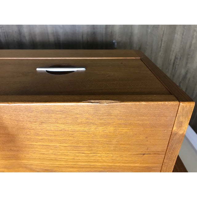 Hans Wegner Mid-Century Modern Danish Teak Wall Unit For Sale In New York - Image 6 of 11