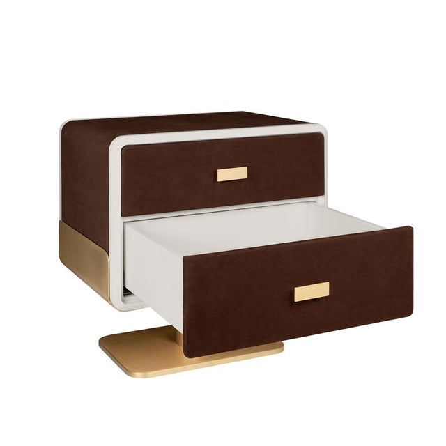 Phoenix Bedside Table by Porus Studio For Sale - Image 9 of 11
