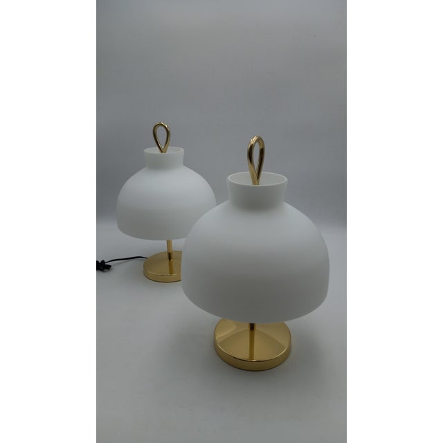 Vintage LTA3 Arenzano Small Model Table Lamp in Brass by Ignazio Gardella for Azucena, 1950s For Sale - Image 18 of 18