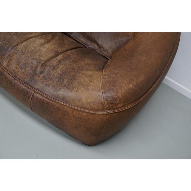 Vintage Dutch Leather Ringo Sofa from Gerard van den Berg, 1970s For Sale - Image 5 of 18
