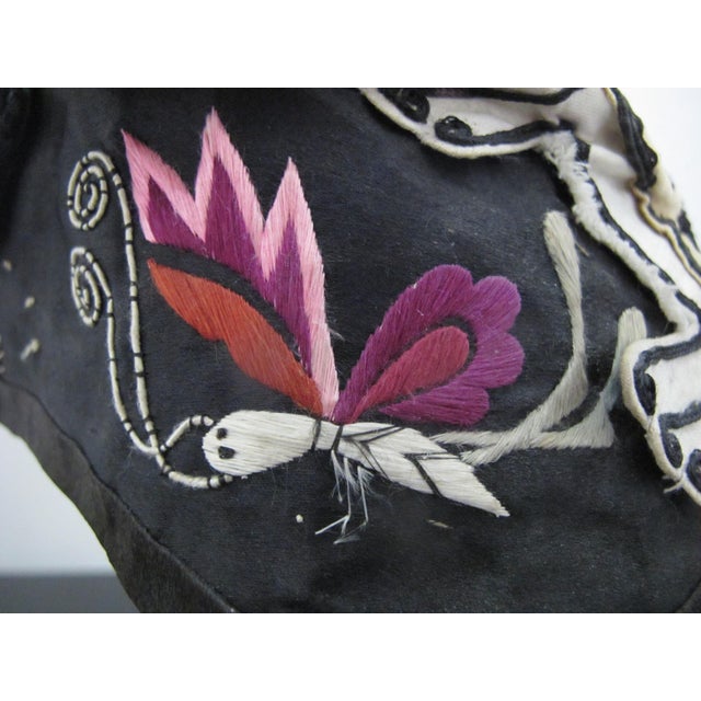 Early 20th Century Antique Chinese Child Silk Embroidered Protective Tiger Rat Festival Hat For Sale - Image 5 of 9