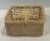 Mid-Century Modern Vintage Woven Straw Trinket Box For Sale - Image 3 of 9