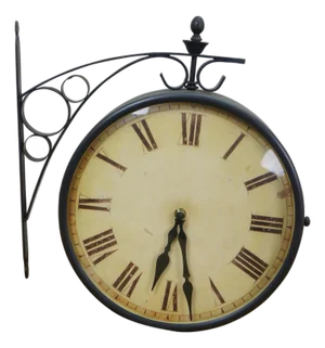 Grand Central Station Double Sided Roman Numeral Railway Clock 16"