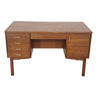 Mid-Century Danish Teak Desk, 1960s For Sale