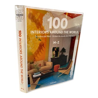 2012 100 Interiors Around the World M to Z by Taschen Hardcover Book For Sale
