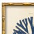 Wood Set of 4 Vintage Blue Seaweed Art Print Reproductions (Set of All 4) Framed For Sale - Image 7 of 7