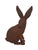 Cast Iron Model of a Wild Hare Looking Over Its Shoulder For Sale - Image 6 of 6