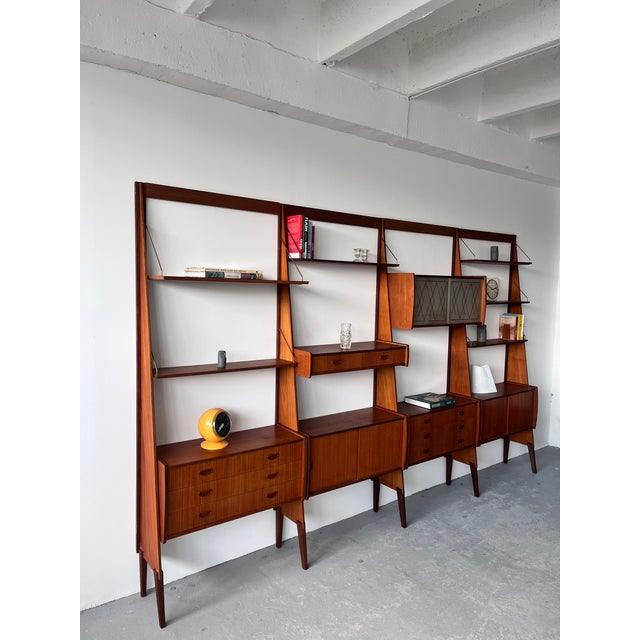 Vintage Norwegian Modular Bookcase, 1960s For Sale - Image 9 of 11