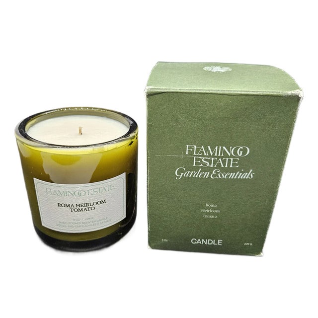 Flamingo Estate Garden Essentials Roma Heirloom Tomato Candle For Sale