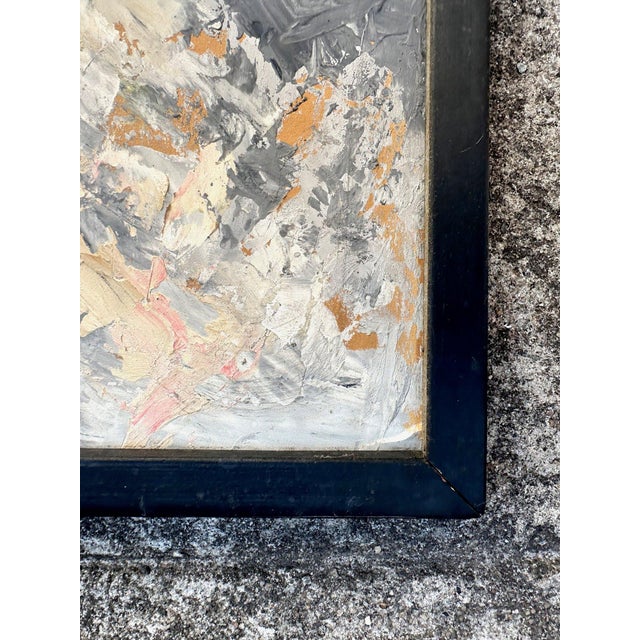 1960s Vintage Mid Century Modern "Carlo" Matador Painting - 1960s Large Impasto For Sale - Image 5 of 7