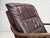 Mid-Century Modern Scandinavian Armchair in Brown Furniture Leather, 1970s For Sale - Image 3 of 18