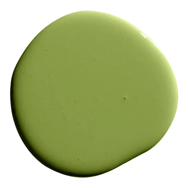 BACKDROP Adhesive Sample Swatch in Pretty Ugly (Vibrant, Bold Olive Green) For Sale