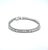 White 15.05 Ct Emerald Cut Diamond Tennis Bracelet For Sale - Image 8 of 8