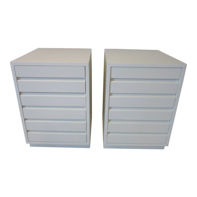 Sligh Mid Century Nightstands for the Cross Country Furniture Collection For Sale