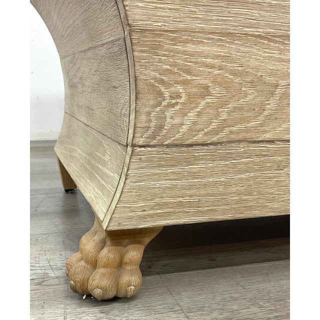 Contemporary Jonathan Charles Organic Modern Gatcombe Bombe Chest of Drawers For Sale - Image 3 of 8