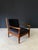 Vintage Midcentury Modern Dutch Design Lounge Chair. Made in the Netherlands, 1960's period. Solid oak constructed and...