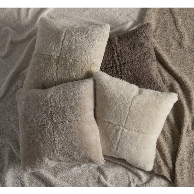 Not Yet Made - Made To Order Lancaster Signature Quadrant Pillow in Pecora Cream For Sale - Image 5 of 5