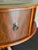 Vintage Mahogany Revolving Drum Library Table With Leather Top Duncan Phyfe Style Rotating Bookcase End Table For Sale - Image 10 of 12