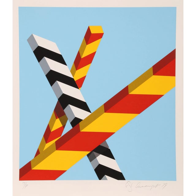 Pop Art Allan D'Arcangelo, "Sky Bars", Pop Art Screenprint For Sale - Image 3 of 3