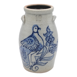 Vintage Salt Glaze Stoneware Crock