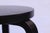 Black Black Model 60 Stools by Alvar Aalto for Artek, 2015, Set of 6 For Sale - Image 8 of 18