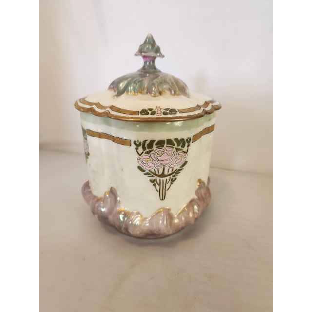 Art Deco Limoges Biscuit Canister Bawo & Dotter Elite Limoges France, (1896-1900) For Sale - Image 10 of 11