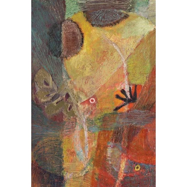 Modern Suzanne Jean, Fonds Marins, 1952, Oil Painting on Canvas For Sale - Image 3 of 10