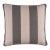 Schumacher Hemlock Stripe 18" Pillow In Graphite For Sale