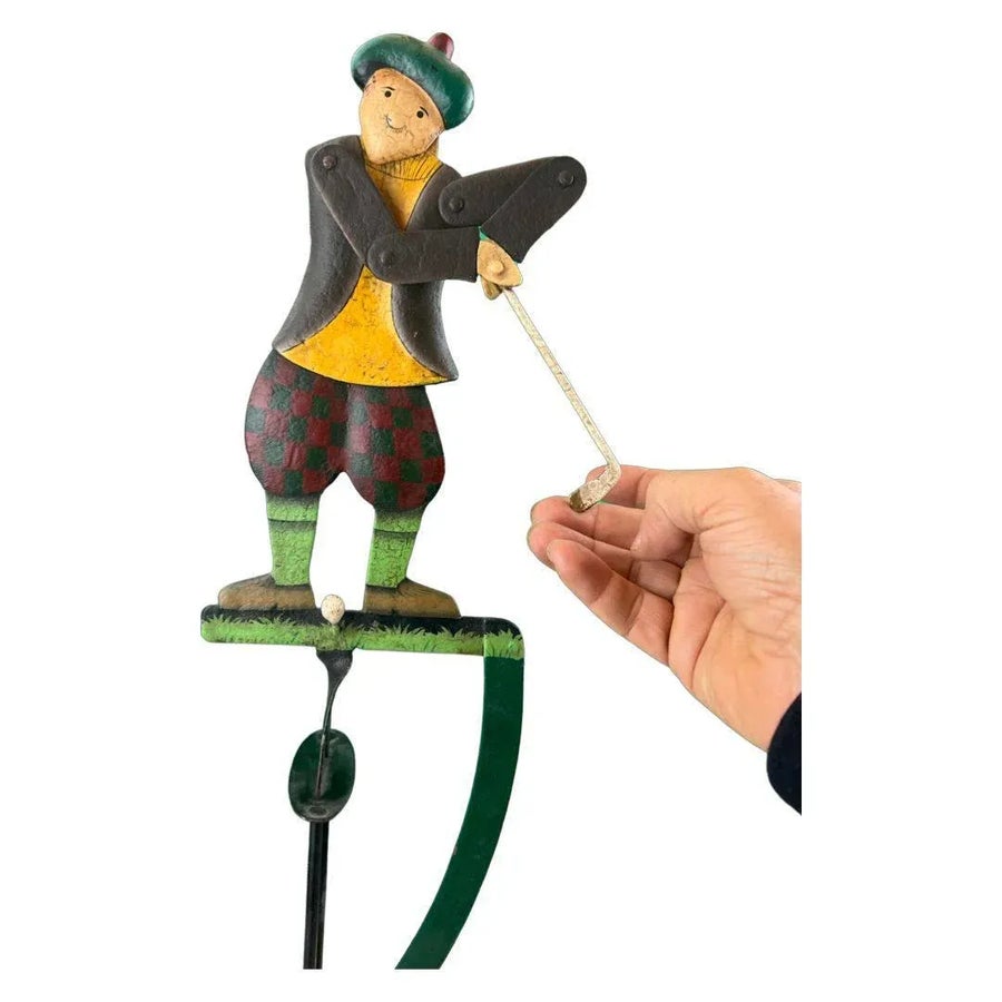 Authentic Models Golfer Sky Hook | Chairish