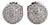 18k Pave Diamond Button Earrings, A Pair For Sale