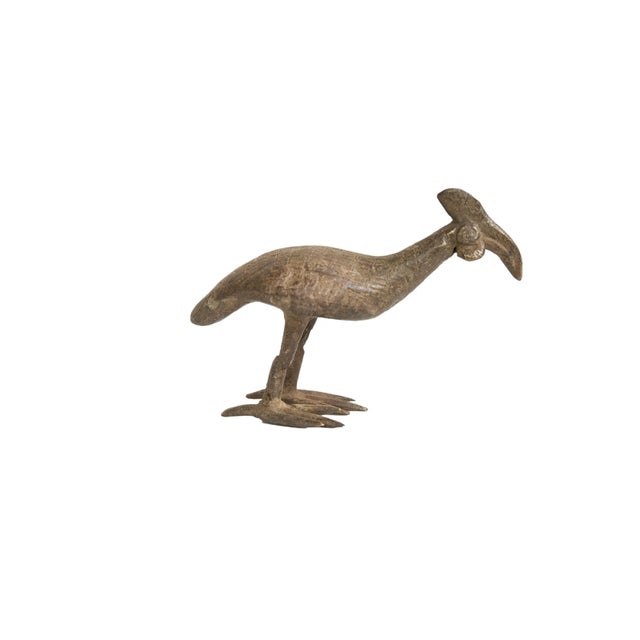 Vintage African Bronze Kori Bustard Bird For Sale In New York - Image 6 of 6