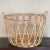 Boho Chic Natural Rattan Laundry / Storage Basket For Sale - Image 4 of 12