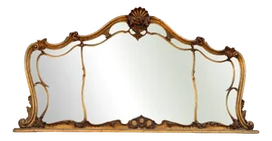Antique Carved Gilt Mirror, 1900s