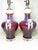 1980s Pair of Chinese Porcelain Flambé Lamps For Sale - Image 5 of 16