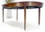 Very Fine Oval Walnut Banded 68” Long Dining Table w/ 2 Leaves MINT For Sale - Image 6 of 18