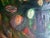 1990s Garden of Quiet Light Contemporary Original Oil Painting by Monique Nichols For Sale - Image 5 of 12