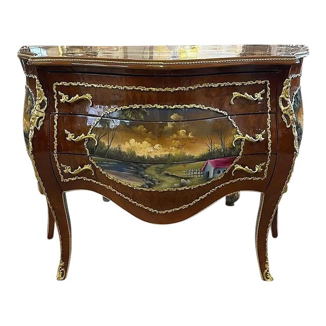 French Louis XV Style Commode Furniture For Sale