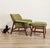 Armchair with footrest, model 849 and 849s, designed by Gianfranco Frattini and produced by Cassina (1956 - Compasso d'Oro...