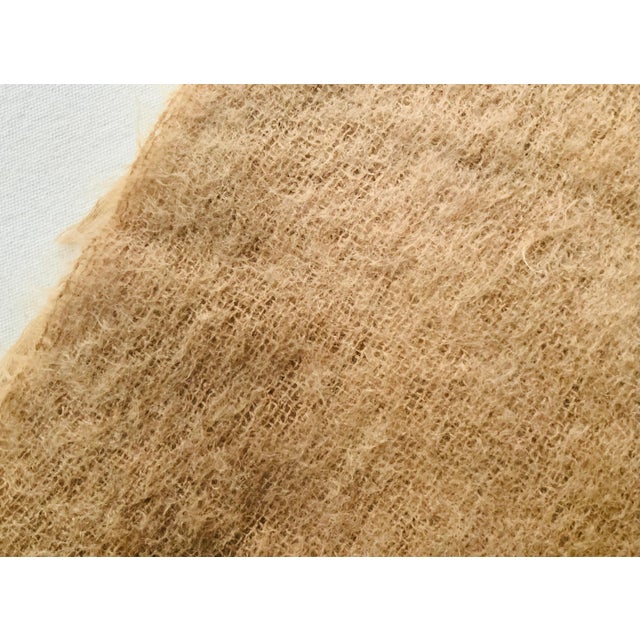 Handwoven Mohair Table Runner - Parisian Find For Sale - Image 12 of 14