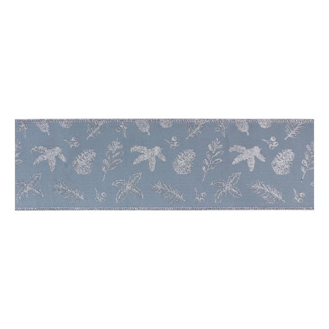 Botanical Printed Ribbon 4" x 10 yds. For Sale