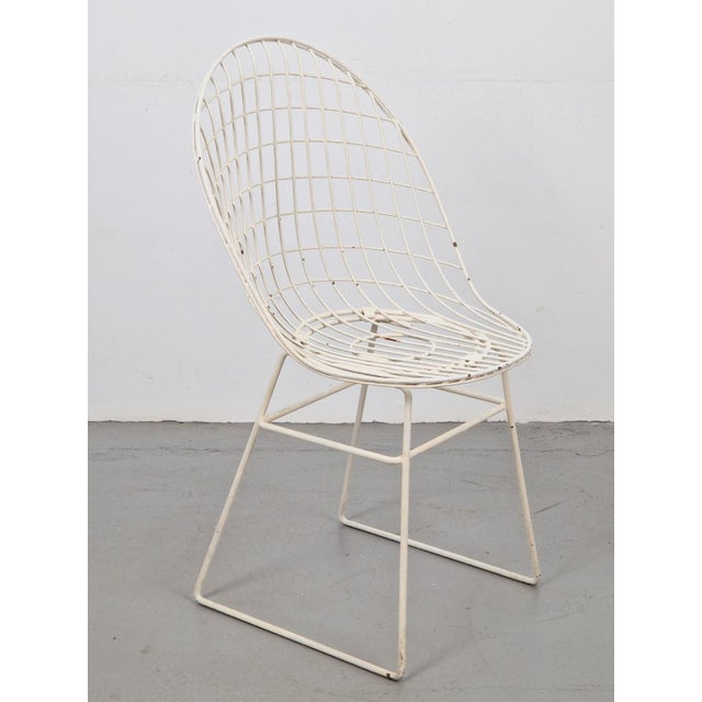 Pastoe Vintage Early Wire Chair by Cees Braakman for Ums Pastoe, 1950s For Sale - Image 4 of 10