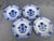 Chinoiserie Antique Villroy & Boch Dresden Blue White Bowl Set of 7 For Sale - Image 3 of 12