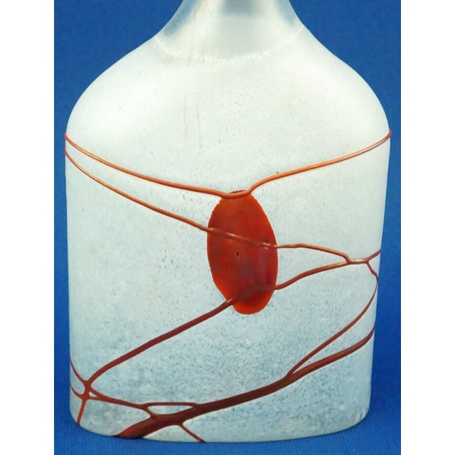 20th Century Scandinavian Glass Bottle Vase from Kosta Boda Bertil Vallien, Sweden, 1930s For Sale - Image 13 of 18