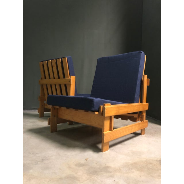 Wood Set of Dota System Lounge Chairs by Niko Kralj, 1970s For Sale - Image 7 of 13