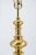 Turned Finial Shape Solid Brass Table Lamp For Sale - Image 4 of 12