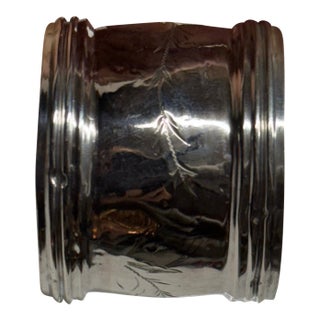 Antique American Victorian Sterling Silver Napkin Ring For Sale