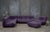 Togo Sofa in Plum Microfiber by Michel Ducaroy for Ligne Roset, Set of 5 For Sale - Image 7 of 7