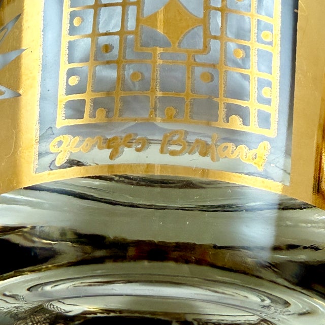 Golden Celeste Briard Glasses, Set of Eight, Circa 1957 For Sale - Image 11 of 11