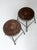 Vintage Industrial Stools Pair For Sale - Image 4 of 12
